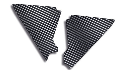 BLACKBIRD WYPRZEDAŻ KOMPLET NAKLEJEK (OKLEIN) NA PUSZKĘ FILTRA CRF 250 '04-'05 (CARBON LOOK)