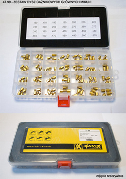 PROX ZESTAW DYSZ GAŹNIKOWYCH GŁÓWNYCH MIKUNI (NA ZAMÓWIENIE)