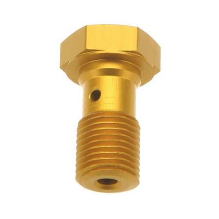 TRW ZF ŚRUBA HYDRAULICZNA DO PRZEWODÓW HAMULCOWYCH M10X1,00 BREMBO KOLOR ZŁOTY (PROMOCJA)