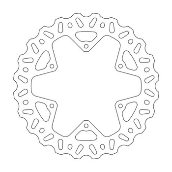 MOTO-MASTER TARCZA HAMULCOWA TYŁ NITRO YAMAHA YZ/YZF 245MM