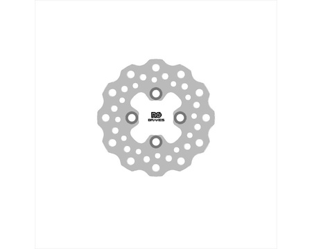 NG TARCZA HAMULCOWA PRZÓD YAMAHA YFM/YFS/YFZ 200/250/350/450/600/660/700 GRIZZLY/RAPTOR/WARRIOR '91-'23 (161X48X3,5MM) (4X10,25MM) WAVE