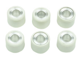 ATHENA ROLKI WARIATORA 6 SZT. 15X12 MM 5 GR. APRILIA AMICO/GULLIVER/SCARABEO/SONIC/SR 50, PIAGGIO BROVO/CIAO/GRILLO 50, YAMAHA BWS/CS/CT/CW/JOG/YH/YN/YQ/YW 50