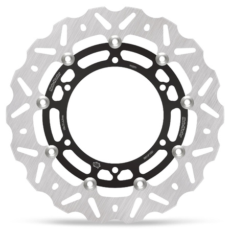 MOTO-MASTER TARCZA HAMULCOWA PŁYWAJĄCA PRZÓD NITRO ROAD (ALUMINIOWY ŚRODEK) YAMAHA: XT, XV, XVS, FZS, TDM, R1,R6 (298X132X5) (PATRZ OPIS TOWARU)