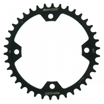 SUPERSPROX ZĘBATKA TYLNA 4588 38 YAMAHA YFZ 450R '09-'16, YFM 250/350/450/700 RAPTOR (JTR1857.38) (JTR857.38) KOLOR CZARNY STALOWA