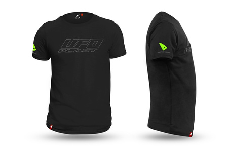 UFO KOSZULKA T-SHIRT KOLOR CZARNY ROZMIAR S 100% BAWEŁNY - KOLEKCJA 2024