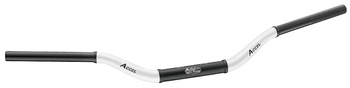 ACCEL KIEROWNICA ALUMINIOWA 28,6 MM TAPER MX WZÓR YAMAHA YZ WYSOKA (7075-T6) ERGAL DWUKOLOROWA BIAŁY+CZARNY (SZER. 803MM, WYS. 92MM)