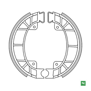 NEWFREN SZCZĘKI HAMULCOWE PIAGGIO SCATTO 50; ZUM 50