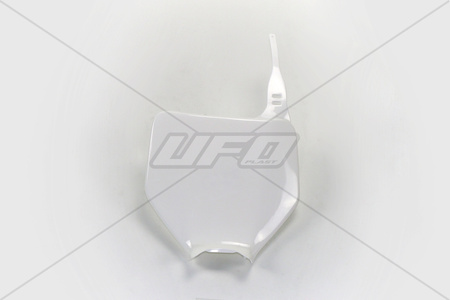 UFO TABLICA NA NUMER STARTOWY KAWASAKI KX 125/250 '03-'08, KXF 250 '04-'08, KXF 450 '06-'08 KOLOR BIAŁY - ZASTĘPUJE KA03763047