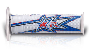 ARIETE WYPRZEDAŻ MANETKI 02632-RBA EVO ROAD (120 MM) BEZ OTWORU KOLOR BIAŁY/NIEBIESKI