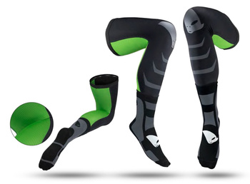 UFO SKARPETY DŁUGIE KOLOR CZARNY SZARY ZIELONY ROZMIAR L = 43/44/45 - KOLEKCJA 2024