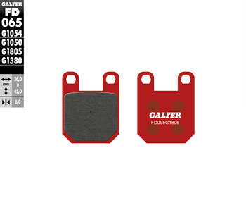 GALFER KLOCKI HAMULCOWE KH115 TRIAL