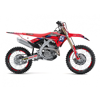 BLACKBIRD KOMPLET NAKLEJEK (OKLEIN) HONDA CRF 250R '25; CRF 450R '25 DREAM 5 KOLOR CZERWONY CZARNY BIAŁY