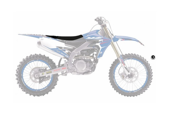 BLACKBIRD SIEDZENIE KOMPLETNE YAMAHA YZ 250F '19-'23, YZ 450F '18-'20, WR 250F '20-'23, WR 450F '19-'23 WYSOKIE (+15MM) KOLOR CZARNY
