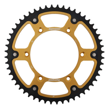 SUPERSPROX ZĘBATKA TYLNA 270 52 STEALTH (STALOWO-ALUMINIOWA) YAMAHA YZ/YZF '99-'18 (JTR251.52) (JTR245/2.52) KOLOR ZŁOTY