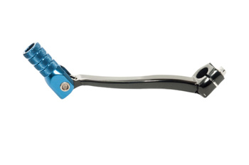 ACCEL DŹWIGNIA ZMIANY BIEGÓW YAMAHA YZF 250/450 '14-'18, WRF 250 '14-'18, WRF 450 '16-'18 ALUMINIOWA KOLOR CZARNY, KOŃCÓWKA NIEBIESKA