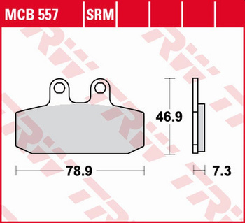 TRW ZF KLOCKI HAMULCOWE KH256 SINTER APRILIA ATLANTIC 500 '02-'05, SCARABEO 500 '02-'12, LEONARDO 250 '99-'04, SCARABEO 150 '99-'04, SPORTCITY 300 '08-'13, HONDA CITY FLY 125 '98-'00 PRZÓD