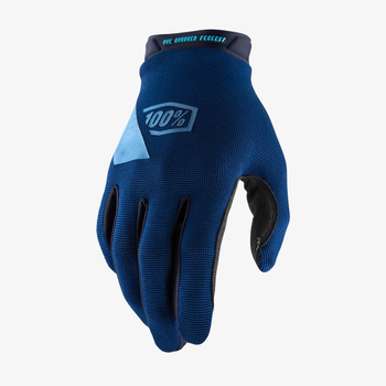 100 PROCENT RĘKAWICE CROSS/ENDURO MODEL RIDECAMP NAVY KOLOR NIEBIESKI ROZMIAR M STARY KOD: 10018-015-11