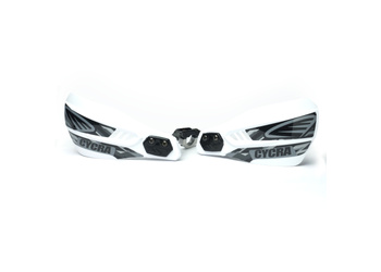 CYCRA OSŁONY RĄK (LISTKI) Z MOCOWANIEM (22MM/28,6MM) MODEL PRIMAL SPECIAL EDITION KOLOR BIAŁY