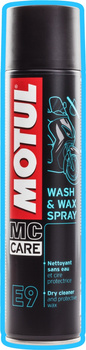 MOTUL E9 WASH WAX SPRAY 400ML (CZYSZCZENIE I OCHRONA LAKIERU)