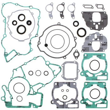 WINDEROSA (VERTEX) KOMPLET USZCZELEK HUSQVARNA TC 125 14-15, TE 125 15-16, KTM EXC 125 02-06, SX 125 02-15, SXS 125 04 (Z USZCZELNIACZAMI SILNIKOWYMI)
