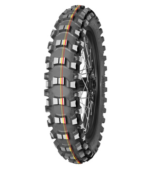 MITAS OPONA 80/100-12 TERRA FORCE MX-SM SOFT/MEDIUM 50M TT TYŁ (CZERWONY/ŻÓŁTY PASEK) (26004) DOT 2022 (DOT:TSDD) WYCOFANE- ZAMIENNIK:70000945 WYCOFANE (ZAMIENNIK:70000945)