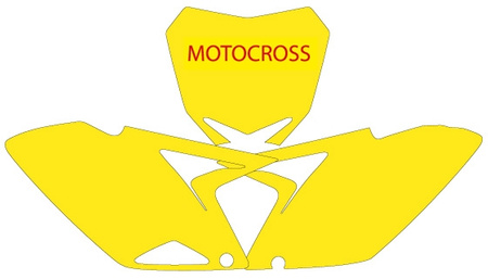 BLACKBIRD WYPRZEDAŻ KOMPLET NAKLEJEK (OKLEIN) POD NUMERY STARTOWE SUZUKI RMZ 250 '10-'16