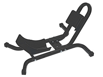 PSYCHIC STOJAK Z UCHWYTEM PRZEDNIEGO KOŁA DO TRANSPORTU MOTOCYKLA (Z KOŁYSKĄ) KOLOR CZARNY