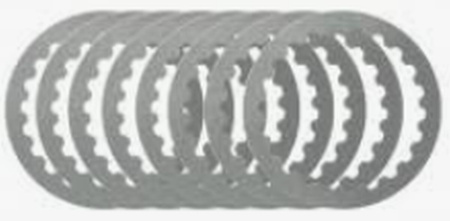 PSYCHIC PRZEKŁADKI TARCZ SPRZĘGŁOWYCH KAWASAKI KXF450 06-16, KFX450R 08-14,KDX250 91-94, KX250 91 (7 SZT.) (PS071B)