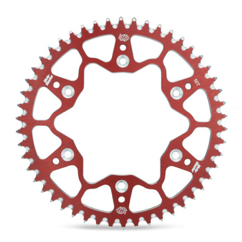 MOTO-MASTER PROMOCJA ZĘBATKA TYLNA ALUMINIOWA T7075 (ERGAL) 289 53 (28953) KOLOR CZERWONY HONDA CR/CRF '83-'20, BETA RR '13-'20, (JTR210.53) (ŁAŃC.520)