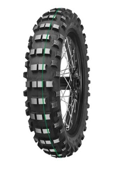 MITAS OPONA 140/80-18 EF-07 70R TT SUPER LIGHT ENDURO FIM (ZIELONY PASEK) TYŁ DOT 22/2023 (26274)