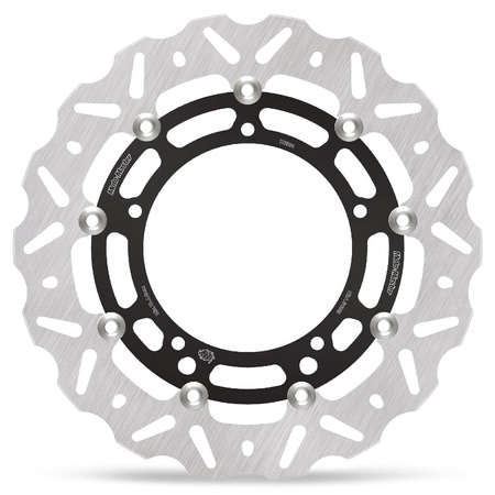 MOTO-MASTER TARCZA HAMULCOWA PŁYWAJĄCA PRZÓD NITRO ROAD (ALUMINIOWY ŚRODEK) YAMAHA: FZ6, XJ6, MT03, MT07, MT09 (298X132X5) (PATRZ OPIS TOWARU)