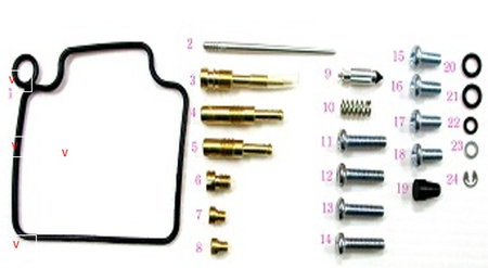 BEARING WORX ZESTAW NAPRAWCZY GAŹNIKA HONDA TRX 300/TRX 300FW FOURTRAX '91-'00 (26-1373)