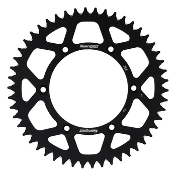 SUPERSPROX ZĘBATKA TYLNA ALUMINIOWA 7075-T6 (ERGAL) 808 50 SUZUKI RM/RMZ (JTR808.50) KOLOR CZARNY