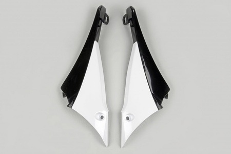 UFO ŁĄCZNIK OSŁON CHŁODNICY YAMAHA YZF 450 '10-13, KOLOR BIAŁY/CZARNY