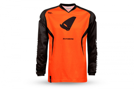 UFO KOSZULKA BAMBERG JERSEY CROSS KOLOR POMARAŃCZOWY/CZARNY ROZMIAR XL - KOLEKCJA 2024