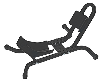 PSYCHIC STOJAK Z UCHWYTEM PRZEDNIEGO KOŁA DO TRANSPORTU MOTOCYKLA (Z KOŁYSKĄ) KOLOR CZARNY