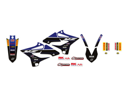 BLACKBIRD KOMPLET NAKLEJEK (OKLEIN) YAMAHA YZ 125/250 '22-'24 REPLICA YAMAHA FACTORY RACING 20