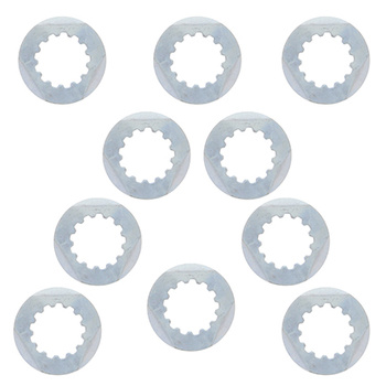 ALL BALLS PODKŁADKA (ZABEZPIECZENIE) NAKRĘTKI ZĘBATKI ZDAWCZEJ YAMAHA YZF400/426/450 '98-'12, YZ250 '99-'12, YZF450 '04-'09, KXF450 '06-'12 (10 SZTUK)