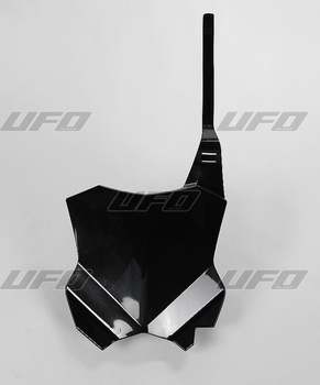 UFO TABLICA NA NUMER STARTOWY KAWASAKI KXF 250 '17-'23, KXF 450 '16-'23 KOLOR CZARNY