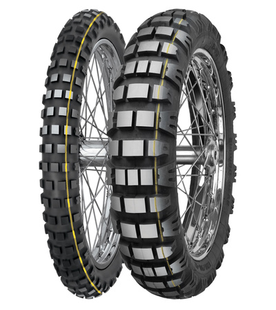 MITAS OPONA 130/80-17 E-09 65R TL DAKAR (ŻÓŁTY PASEK) TYŁ DOT 15-16/2023 (24112) WYCOFANE- ZAMIENNIK:70001022 WYCOFANE (ZAMIENNIK:70001022)