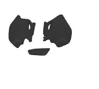 UFO BOCZKI TYLNE YAMAHA WR 250/450 '03-'06 KOLOR CZARNY