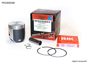 BEARING WORX TŁOK KTM (2T) SX 125 (SX125) '01-'23, EXC 125 (EXC125) '01-'16, HUSQVARNA TC 125 '14-'22, TE 125 '14-'16 BETA RR 125 '18-'19 (53,95MM) PIERŚCIENIE RIK 2SZT.