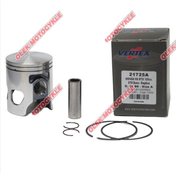 VERTEX TŁOK HONDA MTX 125R, NS 125 (56,00MM) (PIERŚCIENIE 53010005600 x 2 SZT.)