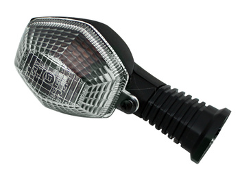 NACHMAN KIERUNKOWSKAZ SUZUKI GSF/SV/GSX/GSXR LEWY PRZÓD BIAŁE SZKŁO (MC-01924L-1) (9779N)