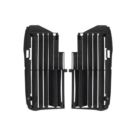 POLISPORT OSŁONY CHŁODNICY (KRATKI - KOMPLET) YAMAHA YZ 250F '24; YZ 450F '23-'24; WR 450F '24 KOLOR CZARNY