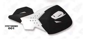 UFO OSŁONY RĄK (HANDBARY) ESCALADE KOLOR CZARNO/BIAŁY (Z MOCOWANIAMI 22MM)