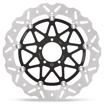 MOTO-MASTER TARCZA HAMULCOWA PŁYWAJĄCA PRZÓD NITRO ROAD (ALUMINIOWY ŚRODEK) KTM 1290/1390 SUPERDUKE, YAMAHA YZF R1 1000 SP (320X64X5) (PATRZ OPIS TOWARU)