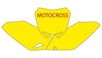 BLACKBIRD WYPRZEDAŻ KOMPLET NAKLEJEK (OKLEIN) POD NUMERY STARTOWE SUZUKI RMZ 450 '08-'16