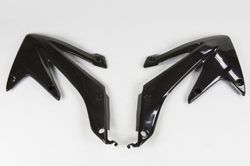 UFO OSŁONY CHŁODNICY HONDA CRF 450X '08-16, KOLOR CZARNY