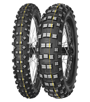 MITAS OPONA 140/80-18 TERRA FORCE-EF SUPER 70R TT TYŁ (ŻÓŁTY PASEK) DOT 03/2023 (460070) (zamiennik:70000200)